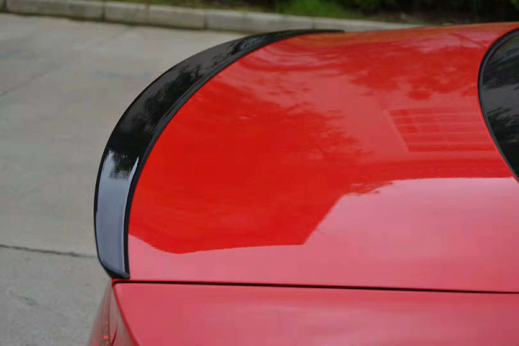 08-18 Audi a4l sửa đổi phía sau cánh ban đầu cố định cánh bằng sợi carbon trang trí ngoại thất đặc biệt đuôi gió honda civic