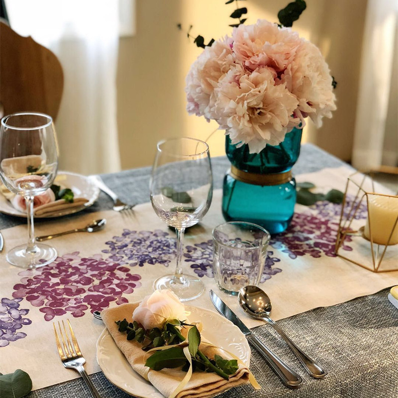 Purple Style German Duni Wedding Banquet Colorful Thickened Paper Table Runner Placemat Tablecloth Aliya Purple Style German Duni Wedding Banquet Colorful Thickened Paper Table Runner Placemat Tablecloth Aliya