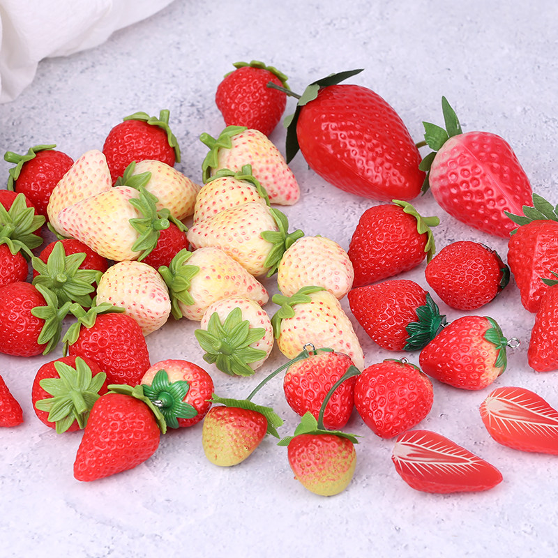 Simulation of fruit plastic simulation strawberry model foam plastic cake fake fruit plastic props for children's teaching tools
