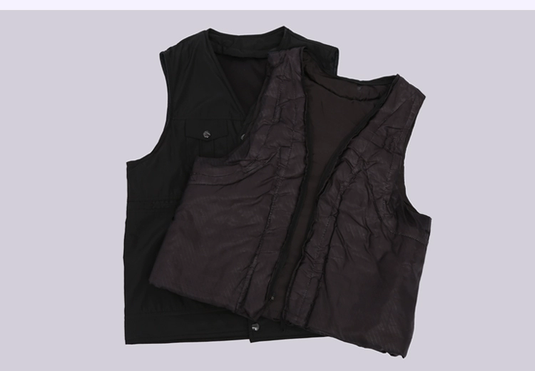 Mùa đông trung niên lông một áo len da dày cotton ấm áp vest nam da cừu áo bố vest nam trung niên