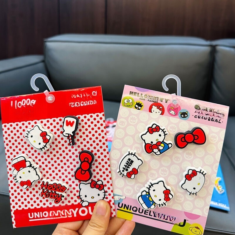 Crocs Shoe Accessories Shoe Charms Suitable for Crocs Jibbitz Shoes DIY Fun Cartoon Kt Cat 3D Kitty Crocs Shoe Accessories Shoe Charms Suitable for Crocs Jibbitz Shoes DIY Fun Cartoon Kt Cat 3D Kitty