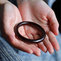 Indian lobular red sandalwood bracelet female old material sandalwood Rosewood round concubine bracelet to send mother Valentines Day girlfriend gift