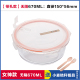 hộp cơm điện lock&lock ejr226ivy (2 lít) Vòng iCooK với 3 hộp ăn trưa bằng kính chịu nhiệt Hộp đựng lò vi sóng Bát ăn trưa chia 2 ngăn với bộ túi - Hộp cơm điện sưởi ấm hộp cơm hâm nóng lock&lock