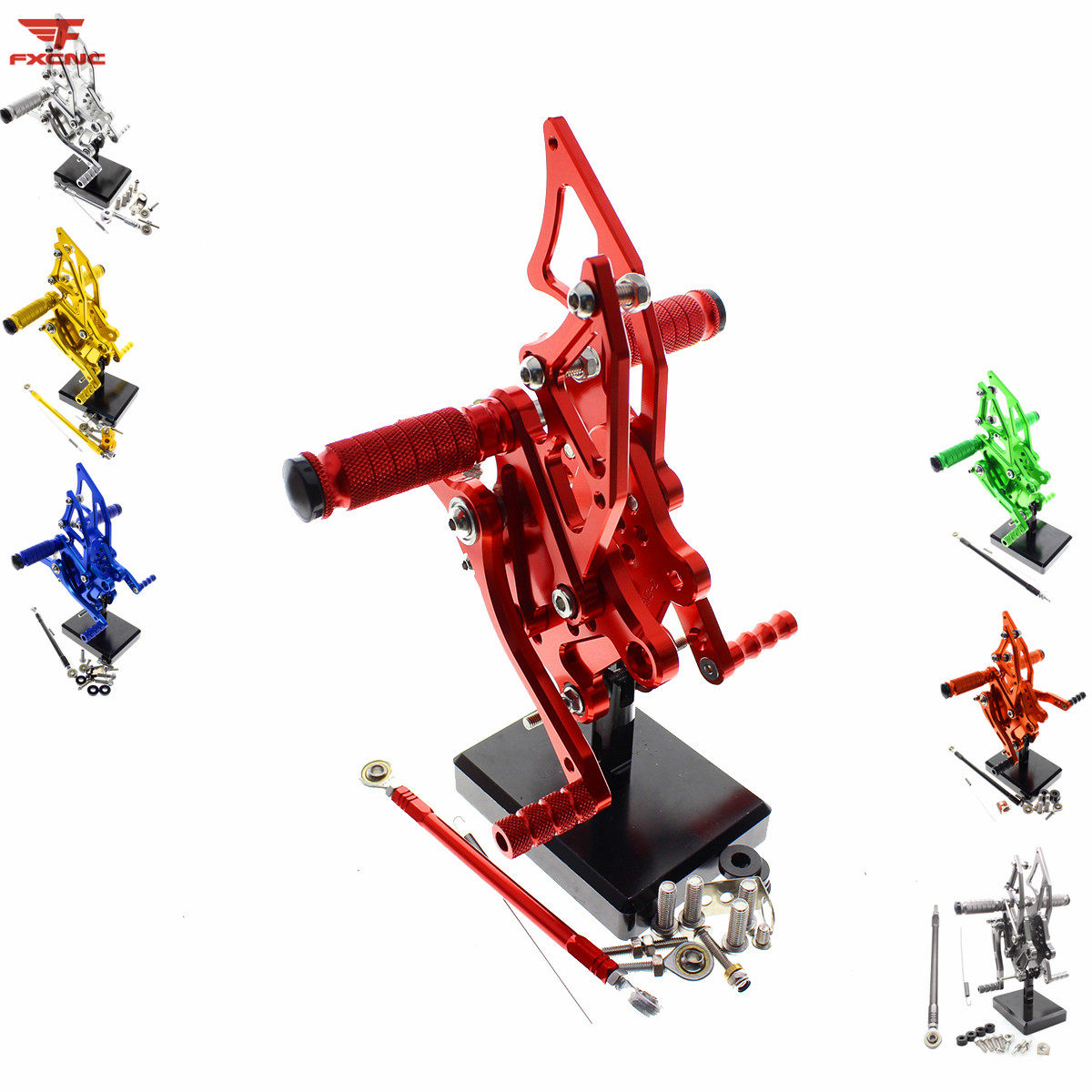 Applicable Kawasaki NINJA 250300 small Ninja 300 modified to raise the pedal assembly CNC bracket accessory