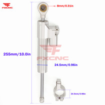 Suitable for BMW BMW R1200GS CL modified titanium alloy direction damping anti-shake steering fixed bracket