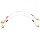 Импортный тефлоновый посеребренный сигнальный кабель dual lotus over-machine cable 2RCA усилитель мощности кабель для CD-плеера аудиокабель fever mini 4