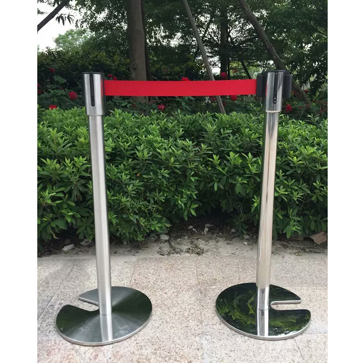 Stainless steel 2 m 3 m railing seat Terminal Barrier isolation belt with one meter line concierge bar bar strap