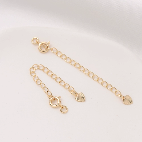 Медная цепочка ручной работы, аксессуар, аксессуары, ручка, браслет, ожерелье, 14 карат, DIY