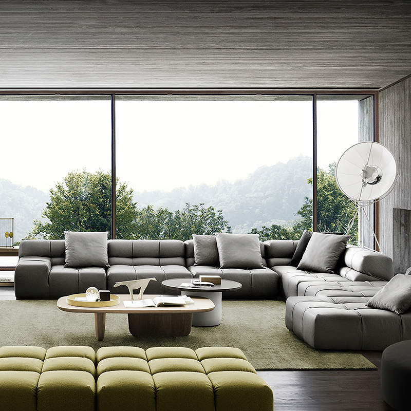 2021 Modern Simple Technology Cloth Sofa Living Room Small House Module Tofu Block Creative Combo Sofa