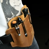 Ретро ремень, мобильный телефон, мужская дорожная тактическая поясная сумка ручной работы, из натуральной кожи, делается под заказ, с печатью вашего логотипа