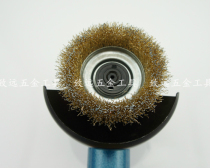 Bowl type wire wheel metal rust removal Luo bowl type wire wheel 100MM4 inch angle grinder for grinding wire wheel
