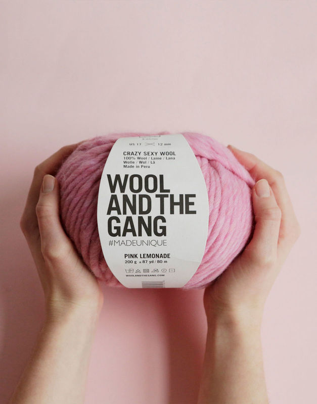 Crazy Sexy Wool Super Thick Wool Yarn Woolandthegang Beginner-Friendly 200G/80M