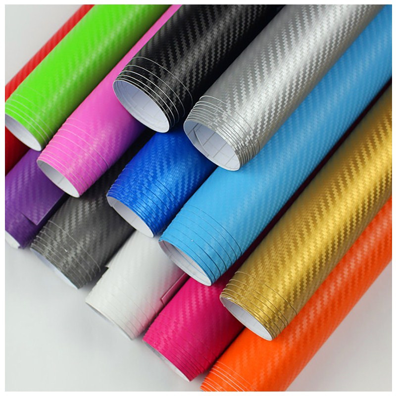 1 52 * 28 m car carbon fiber sticker body change color film 3D carbon fiber adhesive film thickened change color film decoration sticker