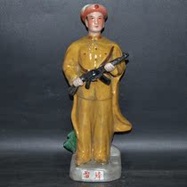 Collection of antiques ceramics from Jingdezhen Sculpture and Porcelain Factory statues of Comrade Lei Feng and Cultural Revolution ornaments