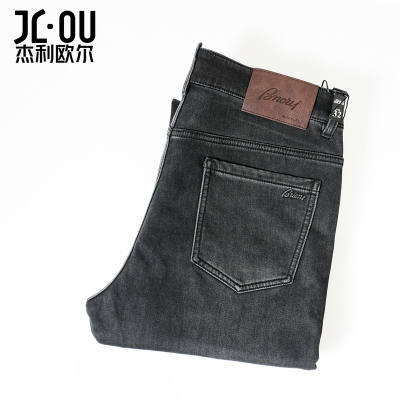 Jerry Oul Jl-Ou Light Business Casual Denim Trousers for Men 2026 Autum New Style Slightly Elastic Slim Straight Pants Jerry Oul Jl-Ou Light Business Casual Denim Trousers for Men 2026 Autum New Style Slightly Elastic Slim Straight Pants