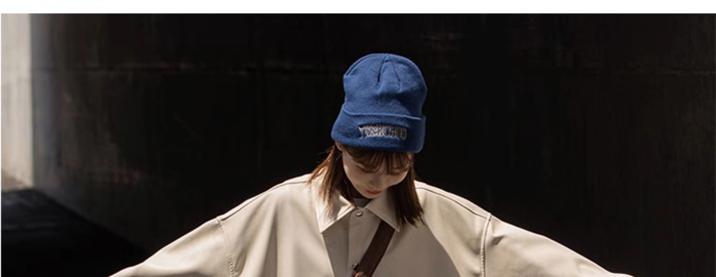 Új 23 éves őszi szett, egyszínű, bő PU bőr ingkabát, unisex 2308-P75_voghion.com