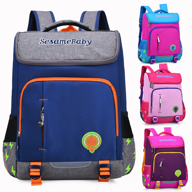 Children's school bags Kindergarten Big class Girls Primary school Children 1-3-4-6 Years of nursing Shoulder Bag Boys Light 2