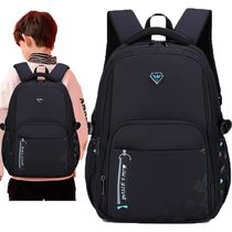 Solid high school junior high school students schoolbag large capacity elementary school students 4-6 4 7 5 8 6 9 grade boys leisure backpack