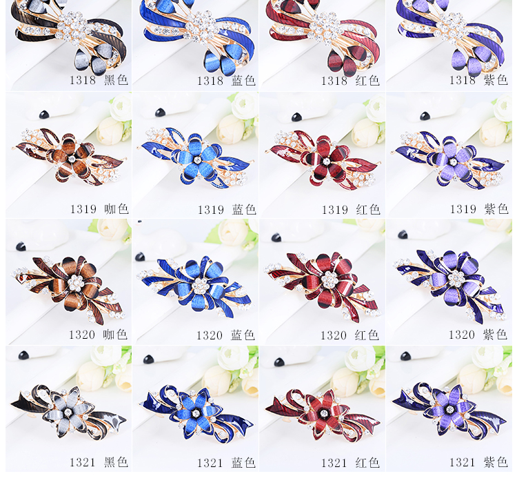 Hàn Quốc kẹp tóc nhỏ dành cho người lớn mùa xuân clip trở lại đầu rhinestone phụ kiện tóc kẹp tóc kẹp tóc phụ nữ đầu clip trang sức kẹp tóc đính đá