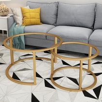 圆形茶几桌脚岩板洽谈圆桌支撑架定制大理石休闲阳台圆桌腿支架子