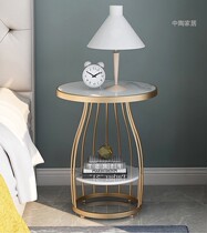 Small apartment rock slab side a few Nordic light luxury sofa corner a few living room bedside bedroom small coffee table small table rack