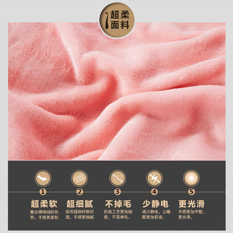 Nhung nhung bốn mảnh hai mặt cộng với nhung dày mùa đông ấm chăn sang trọng bọc nhung 1,8m giường 2 m ưu đãi đặc biệt bộ chăn ga gối đệm giảm giá