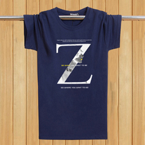 Short Sleeve T-Shirt Male Round Collar Loose Summer Han Edition Tide Beat Undershirt Mens Clothing Pure Color Repair and Compassionate White Clothes