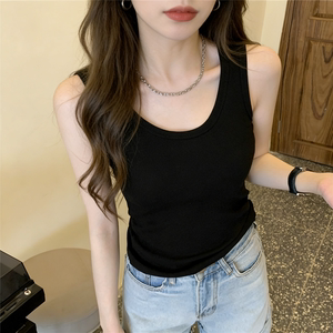 Modal Camisole for Women, New Korean Style, Slimming, Covers Side Breasts, Beautiful Back, Sleeveless Top for Women