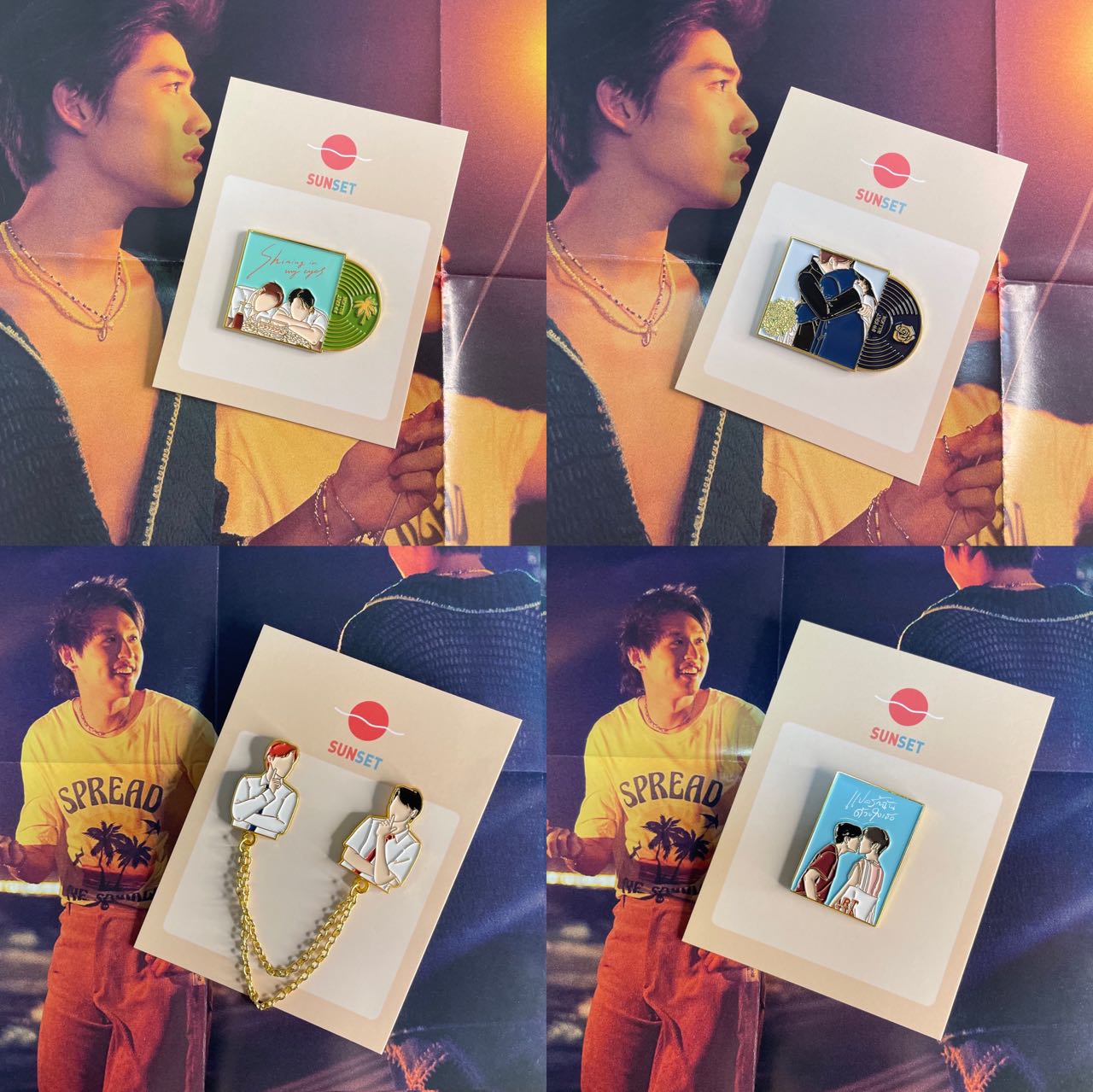 (hang on sale) BKPP to interpret my love with your heart with love badges