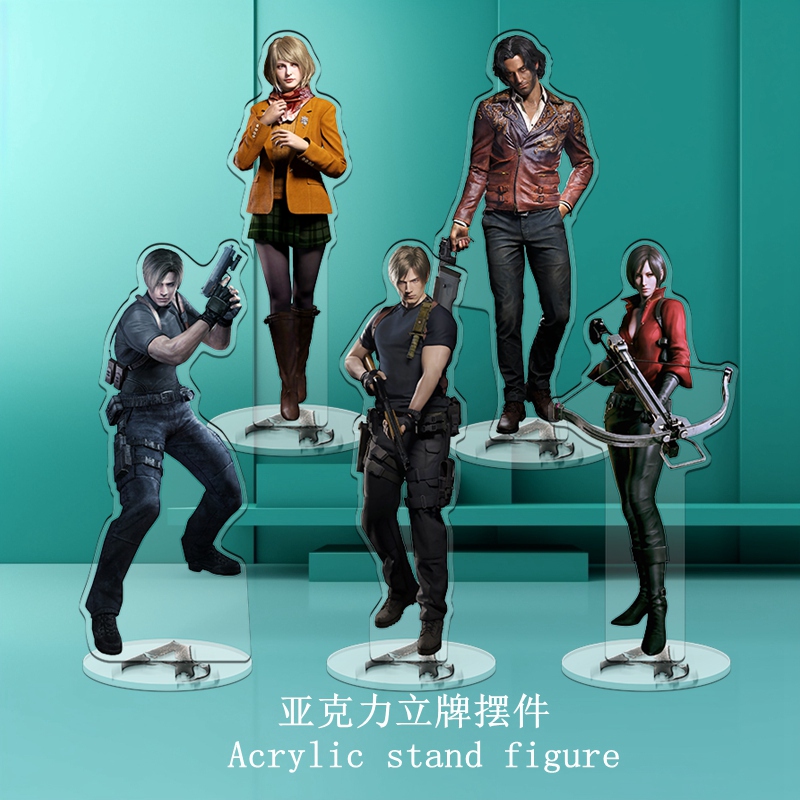 Seamless Interlayer Re4 Biohazard Re8 Crisis Remastered Edition 8 Ada Wong Leon Game Merchandise Standee Gift