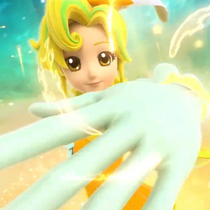 Audi double diamond Barala little magic Fairy toy magic wand Conch love transformer sound princess Popsicle Blue Star Arrow