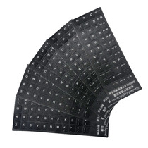 Keyboard stickers word changing stickers self-adhesive films individual stickers English five-stroke Russian Korean French Italian Spanish Thai and Burmese