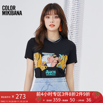 ( Alice joint name )mikibana light European and American hottie T-shirt woman 2021 summer new
