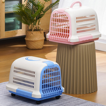 Pet aviation box cat dog out convenient cat cage small medium and large dog air check-in suitcase