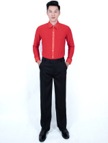 Male Latin Dance Suit Morden Dance National Mark Dance Dress Dance Suit Dance Suit of the Conserve Costume Square Dance Suit Suit