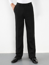 Male elastic non-elastic loose small feet front and back pocket pants dance pants Latin dance ballroom dance modern square dance pants