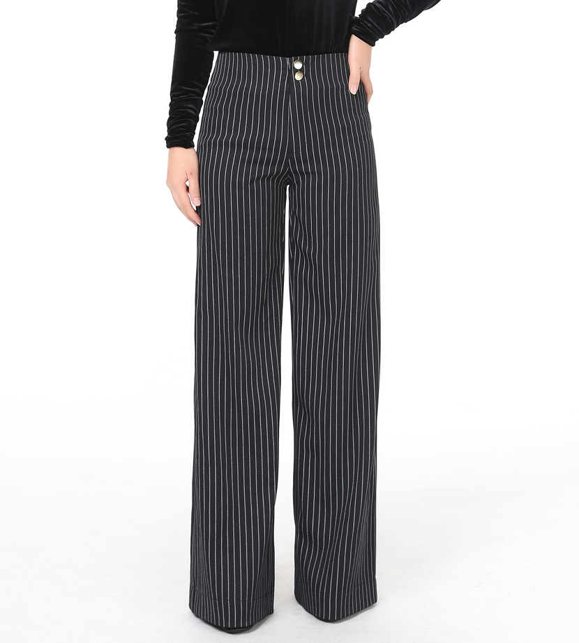 New female high waist pants Latin dance square dance ballroom Ballmordenim Jeans precisely dance pants wide pants wide pants