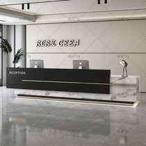 Imitation slate marble company front desk internet celebrity cashier shop cashier hotel reception desk front desk