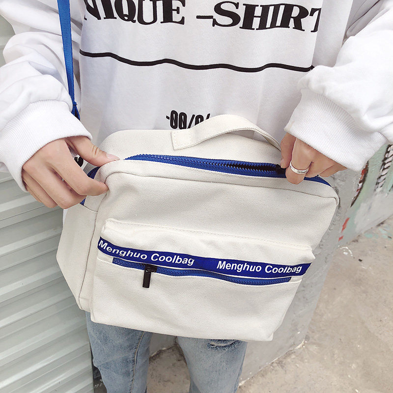 Original Cebu Student inclined cross class Package days Postbag casual male and female couples Single shoulder bag Daily 100 hitch-to-shoulder bag