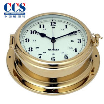 Marine digital quartz clock CCS ship clock chronograph nautical quartz clock yacht copper clock anti-seismic anti-magnetic