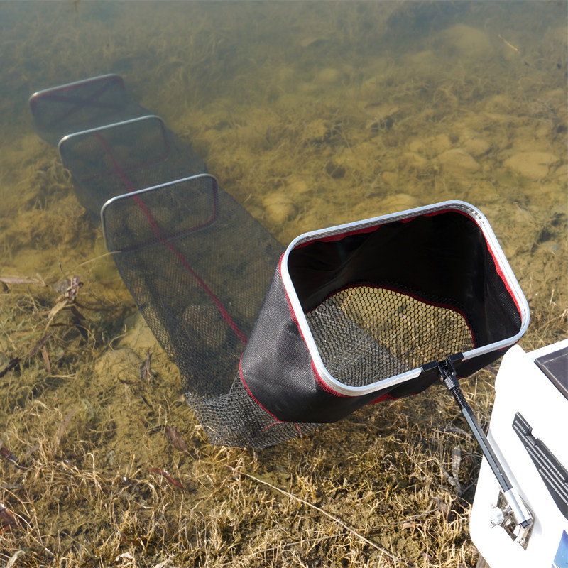 Fish protection nets square fish protect small square fish with thickened gluing anti-hanging fish mesh cloth nano nylon speed dry fishing protective net pocket-Taobao