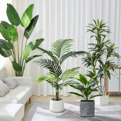 Traveler's Banana Tree Artificial Green Plant Large Nordic Indoor Living Room Floor-Standing Potted Plant Decoration Plant Fake Tree Landscaping