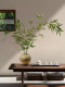 Bamboo Artificial Green Plant Potted Plant, Song Dynasty Aesthetics, Soft Decoration, Zen Style Ornament, Chinese-Style Living Room, Dining Room, Tea Room, Study Room Decoration