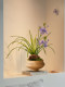 Simulated Orchid Bonsai Decorative Ornaments, Song Dynasty Aesthetics, Tea Room Tabletop, High-End, Realistic, Song Dynasty Aesthetics, New Chinese Style