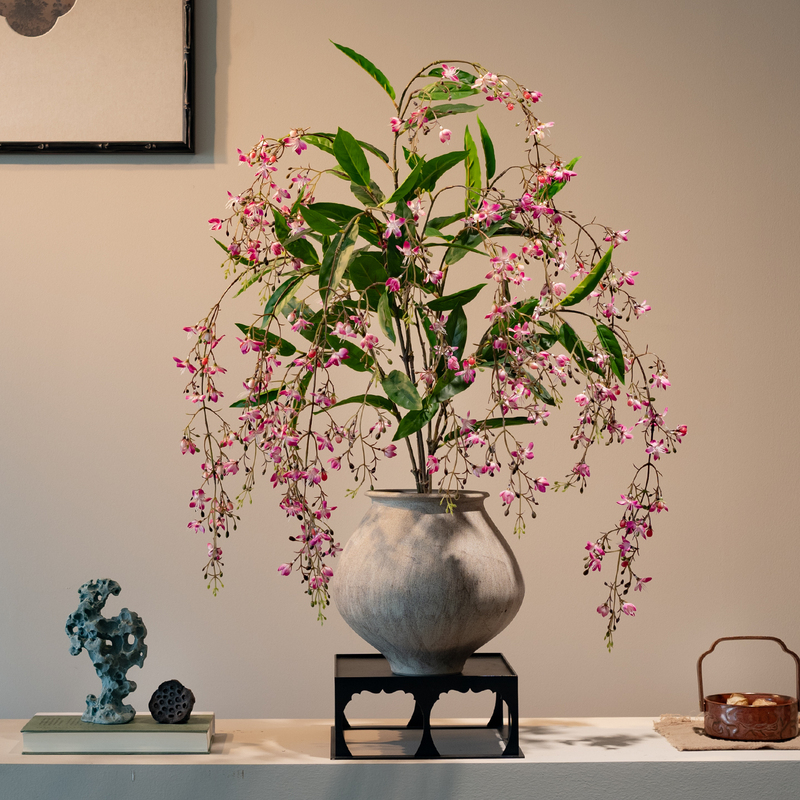 Silk Jasmine Artificial Green Plant Fake Flower for Living and Dining Room, High-End Realistic Touch, Small Light Luxury Decorative Ornament for Tea Table Silk Jasmine Artificial Green Plant Fake Flower for Living and Dining Room, High-End Realistic Touch, Small Light Luxury Decorative Ornament for Tea Table