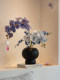 Artificial Phalaenopsis Orchid Plant Bonsai, High-End Realistic Decoration for Entryway, Living Room, Dining Room, and Tabletop