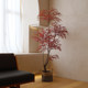 Artificial Green Plant, Nandina Bamboo Plant Decoration, Large Fake Tree, Living Room Floor-Standing Potted Plant Ornament, Nordic Bonsai