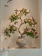 Artificial Flowers, Fake Flower Arrangements, Green Plants, High-End Luxury Chinese-Style Zen Desktop Plant Pots, Decorative Entryway Azalea Designs