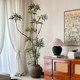 Top Ten Artificial Green Plants, High-End Light Luxury Fake Flowers, High-Class Indoor Living Room Large Floor-Standing Simulated Potted Plants