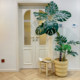 High-End Luxury Artificial Monstera Plant, Faux Tree, Indoor Bio-Inspired Flower, Large Floor-Standing Potted Plant for Living Room